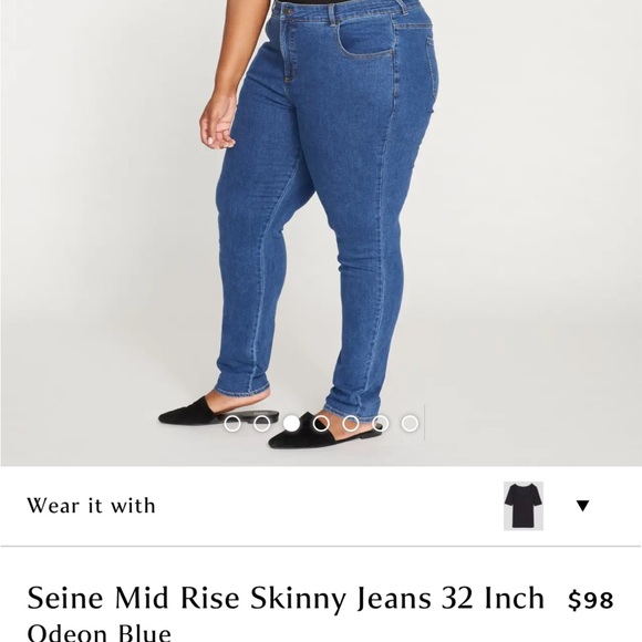 Universal Standard Mid Rise Skinny Jeans - Picture 3 of 5